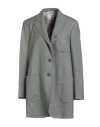 Thom Browne Woman Overcoat & Trench Coat Grey Size 4 Wool