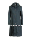 Thom Browne Woman Overcoat & Trench Coat Navy Size 4 Cotton