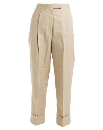 Thom Browne Woman Pants Beige Size 6 Cotton