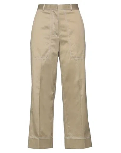 Thom Browne Woman Pants Camel Size 4 Cotton In Beige