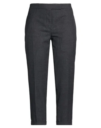 Thom Browne Woman Pants Charcoal Size 8 Wool In Gray