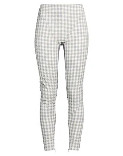 Thom Browne Woman Pants Grey Size 4 Wool, Polyamide, Elastane In Gray