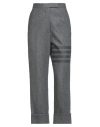 Thom Browne Woman Pants Grey Size 8 Wool, Cashmere