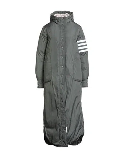 Thom Browne Woman Puffer Grey Size 8 Polyester In Gray