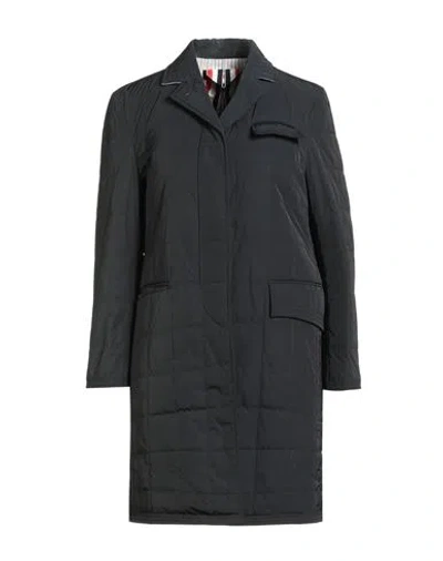 Thom Browne Woman Puffer Navy Size 8 Polyester, Nylon, Polyurethane In Blue