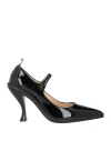 Thom Browne Woman Pumps Black Size 6 Calfskin