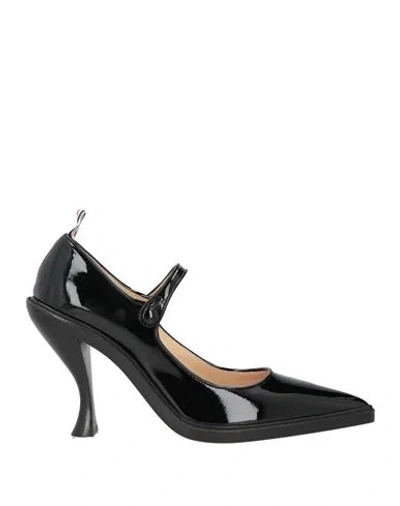 Thom Browne Woman Pumps Black Size 6 Calfskin