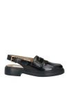 Thom Browne Cut Out Slingback Penny Loafer In Black