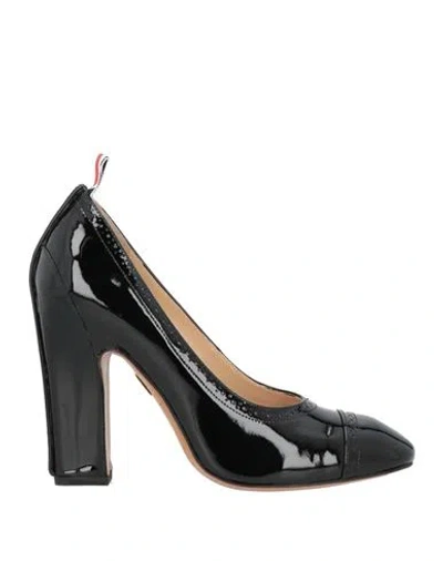 Thom Browne Woman Pumps Black Size 7 Leather