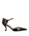 Thom Browne Woman Pumps Black Size 8 Leather