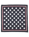 Thom Browne Woman Scarf Midnight Blue Size - Silk In Blue