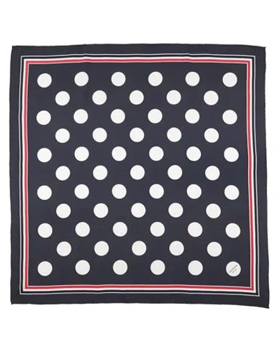 Thom Browne Woman Scarf Midnight Blue Size - Silk