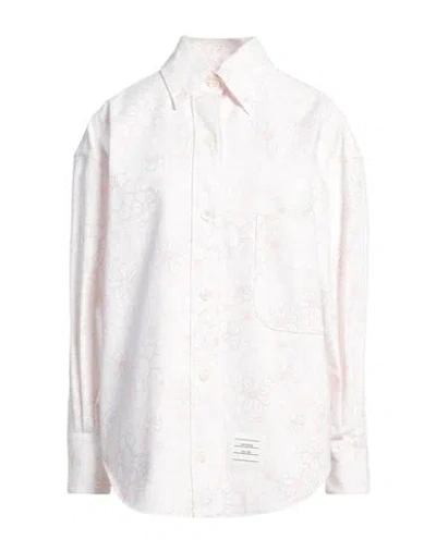Thom Browne Woman Shirt Ivory Size 6 Cotton In White