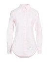 Thom Browne Woman Shirt Pink Size 4 Pima Cotton In Neutral