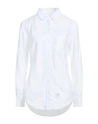 Thom Browne Woman Shirt White Size 12 Cotton