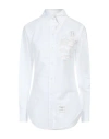 Thom Browne Woman Shirt White Size 4 Cotton In White