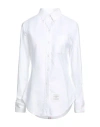 Thom Browne Woman Shirt White Size 4 Cotton