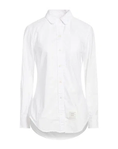 Thom Browne Woman Shirt White Size 6 Cotton