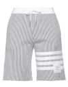 Thom Browne 4-bar Shorts In Grey