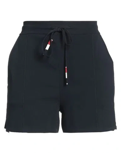 Thom Browne Woman Shorts & Bermuda Shorts Midnight Blue Size 2 Viscose, Polyester