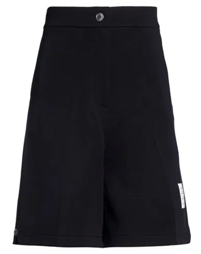 Thom Browne Woman Shorts & Bermuda Shorts Midnight Blue Size 8 Virgin Wool