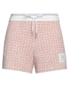 Thom Browne Woman Shorts & Bermuda Shorts Orange Size 8 Cotton, Polyamide, Elastane In Orange