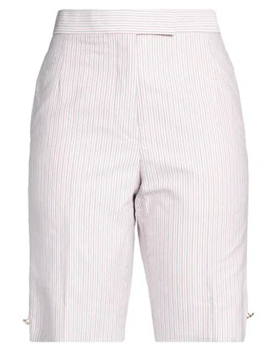 Thom Browne Woman Shorts & Bermuda Shorts Red Size 8 Cotton In Gray