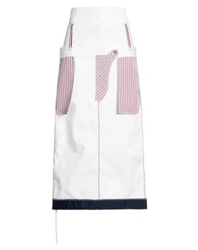 Thom Browne Woman Shorts & Bermuda Shorts White Size 6 Wool In Multi