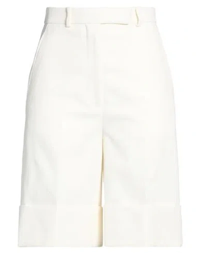 Thom Browne Woman Shorts & Bermuda Shorts White Size 8 Cotton