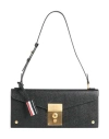 Thom Browne Mrs. Thom Leather Shoulder Bag In Black