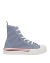 Thom Browne Woman Sneakers Light Blue Size 8 Textile Fibers In Blue