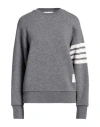 Thom Browne 4-bar Cashmere Knitted Jumper In Grey