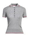 Thom Browne Woman Sweater Grey Size 6 Wool