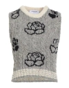 Thom Browne Woman Sweater Grey Size 8 Wool, Mohair Wool