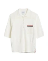 Thom Browne Woman Sweater Ivory Size 8 Cotton In White