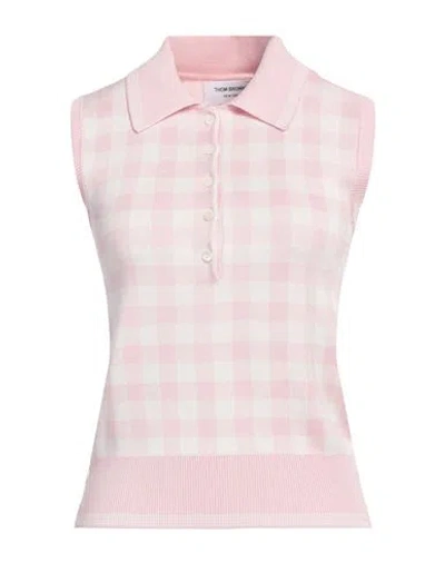 Thom Browne Woman Sweater Pink Size 4 Silk