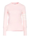 Thom Browne Pink Classic Milano Stitch 4-bar Sweater In Pink