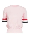Thom Browne Woman Sweater Pink Size 8 Wool, Polyester
