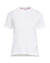 Thom Browne Woman Sweater White Size 8 Cotton, Polyamide, Elastane In White
