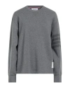 Thom Browne Grey Wool Sweatshirt In Grey