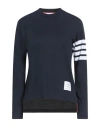 Thom Browne Woman T-shirt Navy Size 8 Cotton In Blue