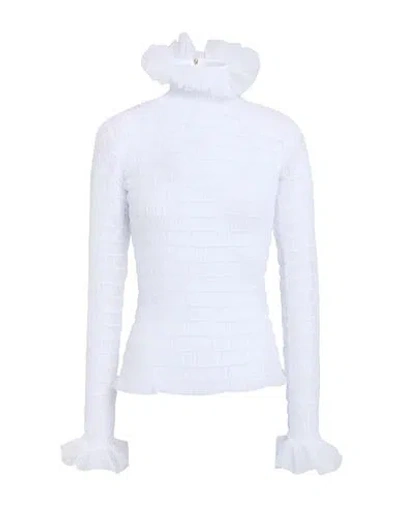 Thom Browne Woman Top White Size 4 Polyamide