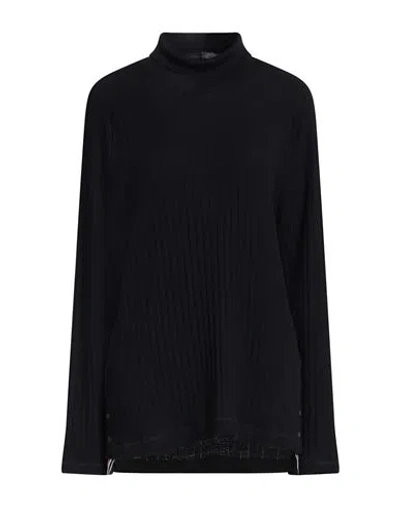 Thom Browne Woman Turtleneck Midnight Blue Size 5 Virgin Wool