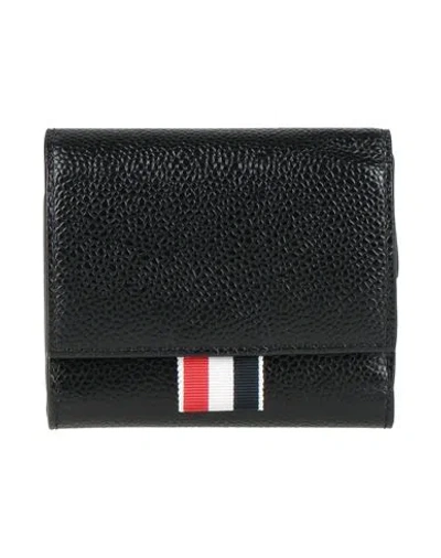 Thom Browne Woman Wallet Black Size - Leather