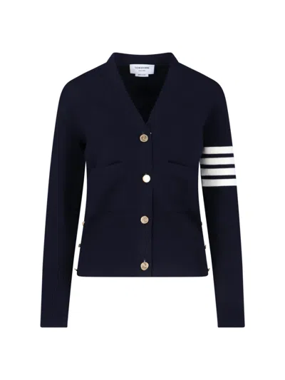 Thom Browne Women's 100% Virgin Wool Crewneck Sweater In Blue
