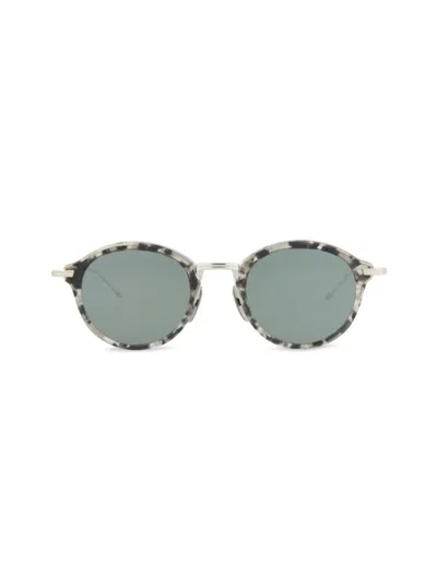 Thom Browne Unisex Tbs908 49mm Sunglasses In Grey