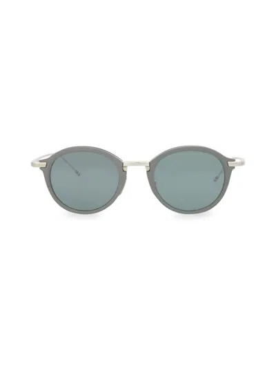 Thom Browne Women's 48mm Round Sunglasses In Grey Matte