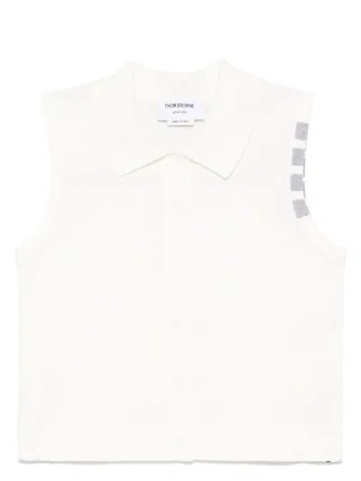 THOM BROWNE WOMEN'S 4BAR COTTON TOP