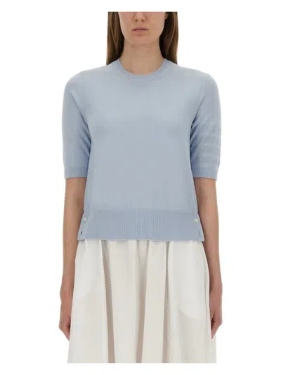 THOM BROWNE WOMEN'S 4BAR KNITTED TSHIRT