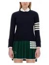 Thom Browne Women's 4bar Shirt In Blue